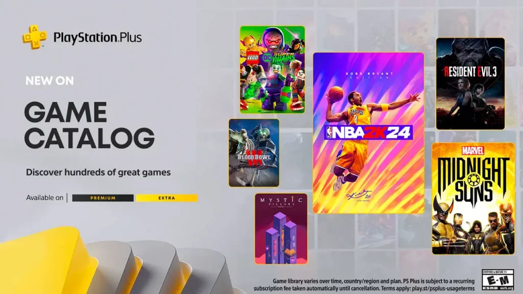 PlayStation Plus extra delux juegois marzo 2024