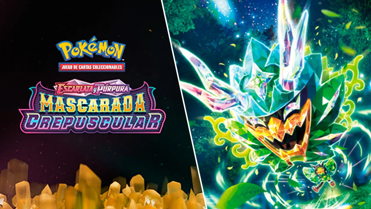 Pokémon TCG Escarlata y Púrpura Mascarada Crepuscular anunciada