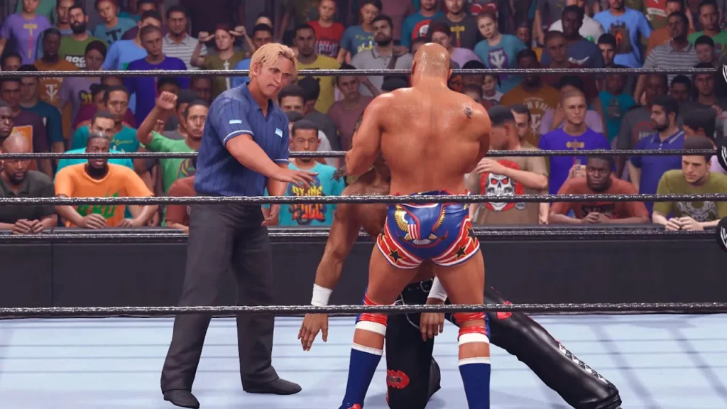 WWE 2K24 Kurt Angle vs Shawn Michaels