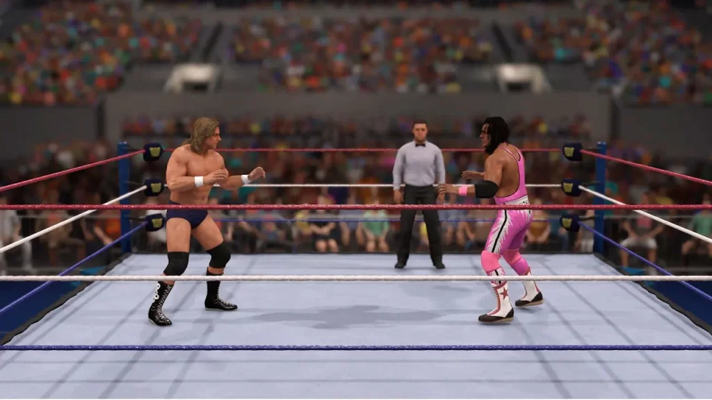 WWE 2K24 Bret Hart vs Roddy Piper