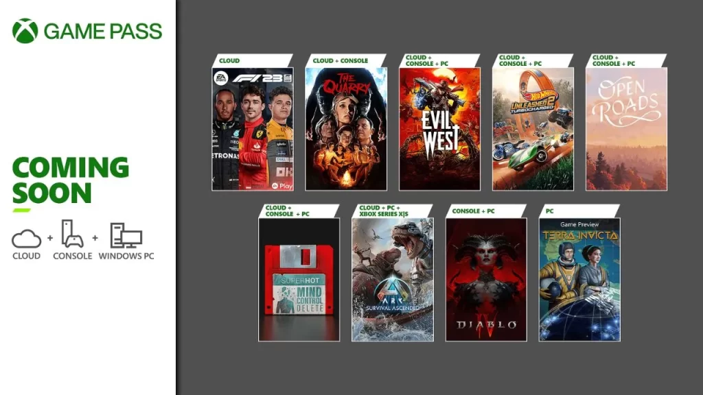 Los juegos de Xbox Game Pass de marzo