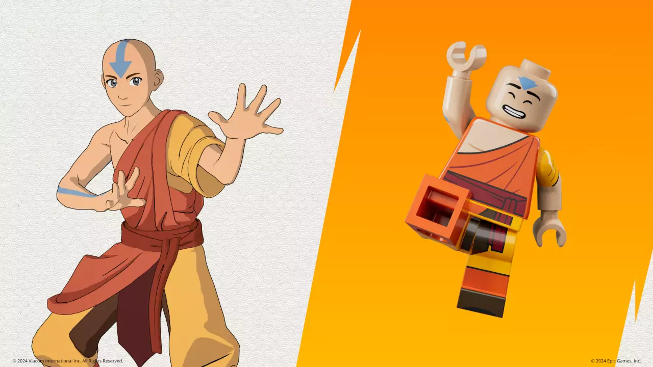 Fortnite: Llegaron los skins de Aang al pase de batalla