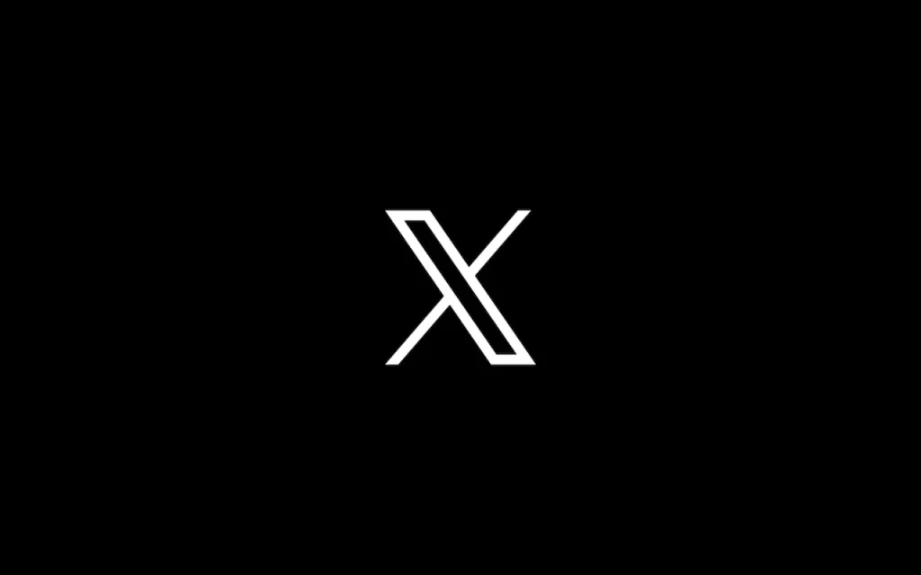 X logo smart tv