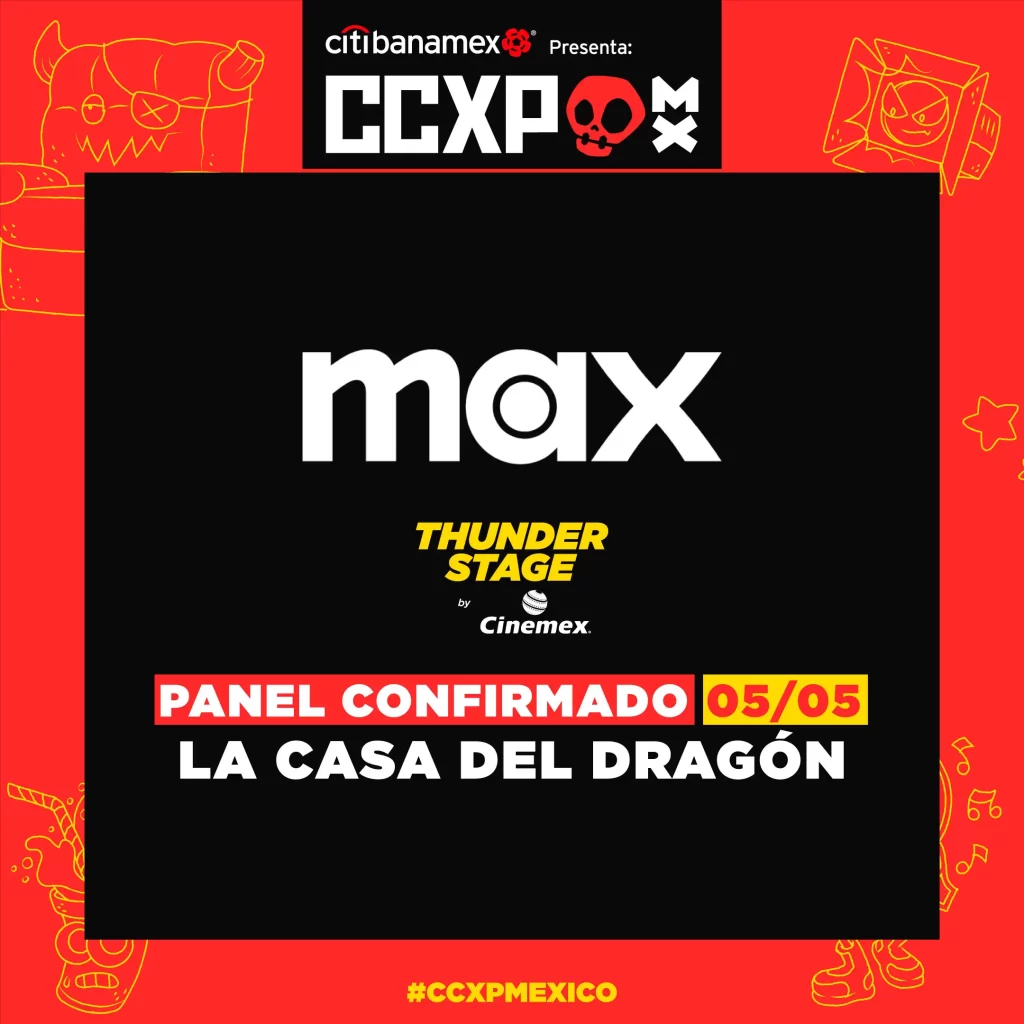 CCXP México 2024 Panel La Casa del Dragón confirmado