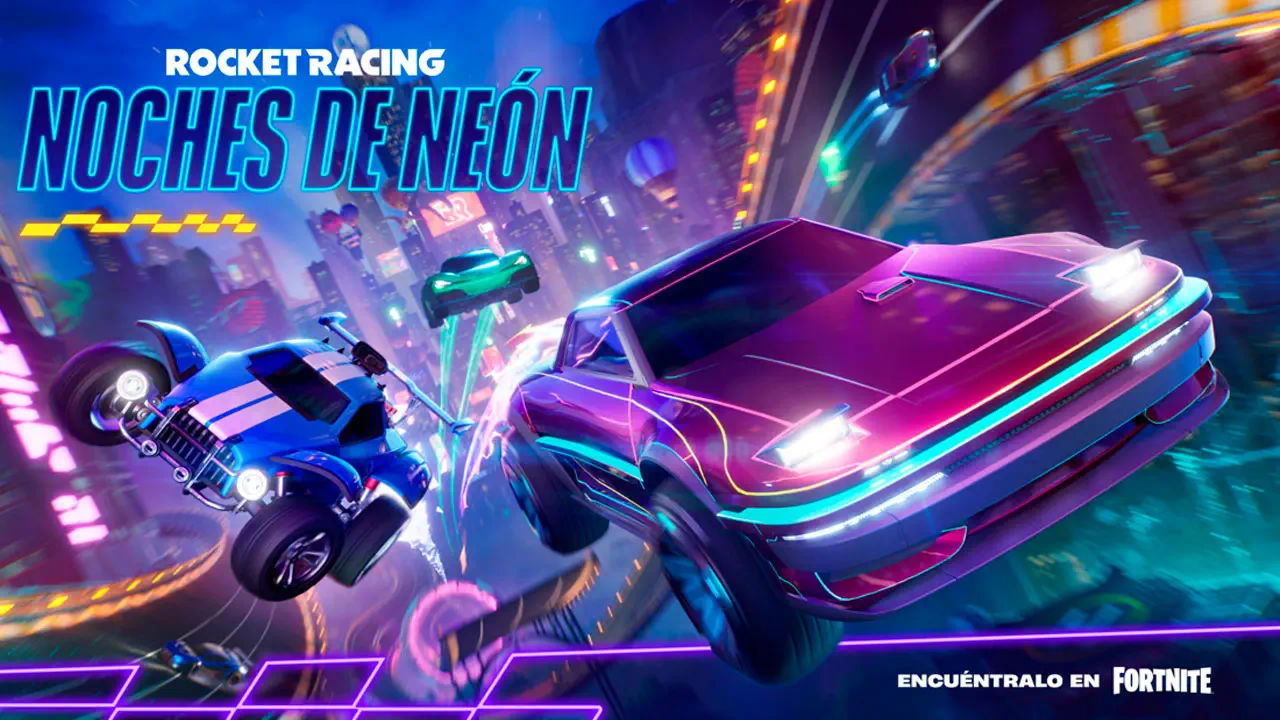 Rocket Racing Noches de Neon
