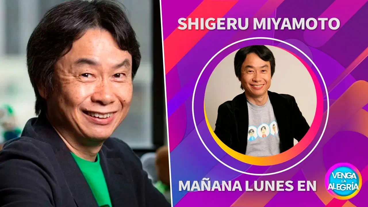 Shigeru Miyamoto no va a ir a Venga la Alegría