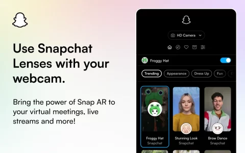 Snapchat Camera para Chrome AR