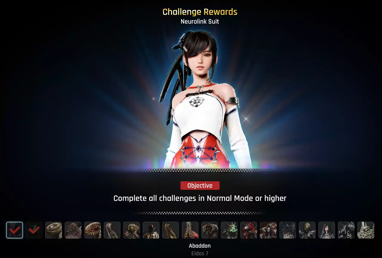 Stellar Blade presents the new Boss Challenge with many rewards