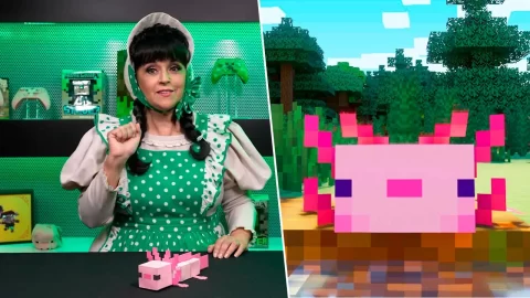 Cositas te enseña a hacer un ajolote en Minecraft gracias a Xbox