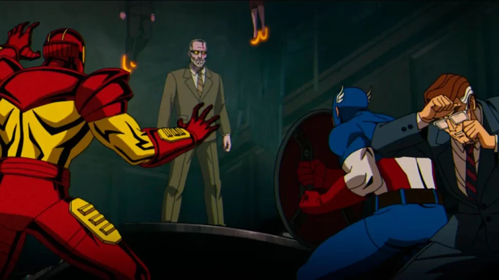 Iron Man y Captain America en los cameos de X-Men 97
