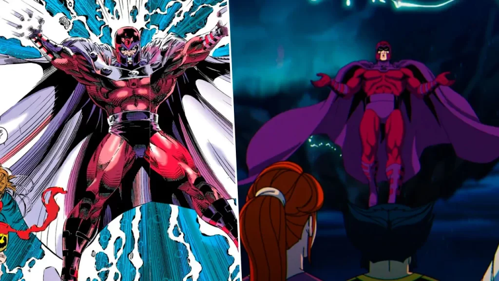 Magneto en X-Men 97 y en el cómic de Fatal Attractions