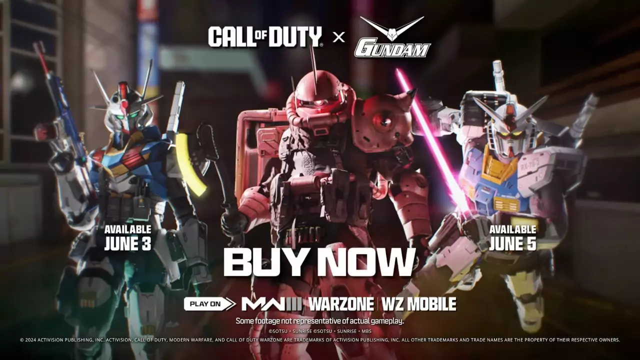 La colaboración de Call of Duty y Gundam luce emocionante en un nuevo avance