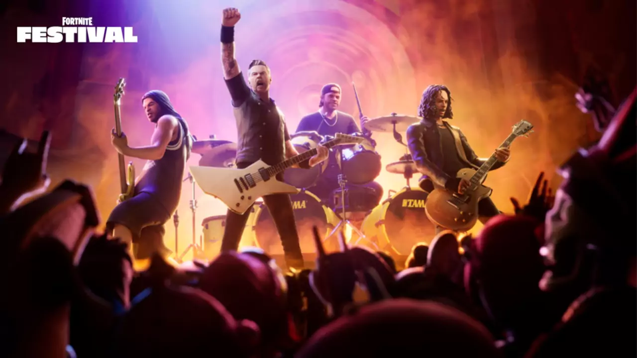 Fortnite Festival recibe experiencia de Metallica y querrás hacer headbanging