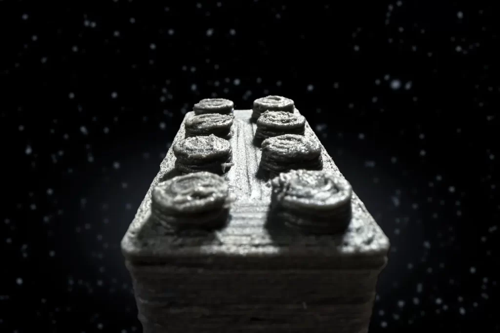 LEGO polvo de un meteorito ESA