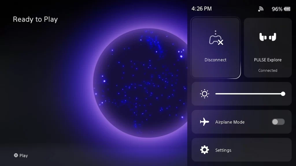 PlayStation Portal bateria icono