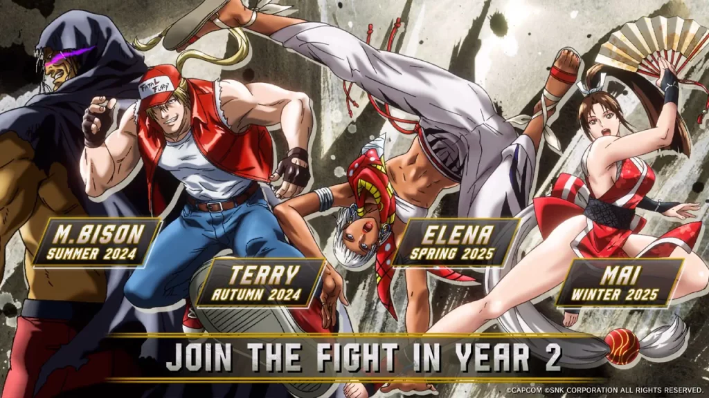Street Fighter 6 segundo año, personajes confirmados