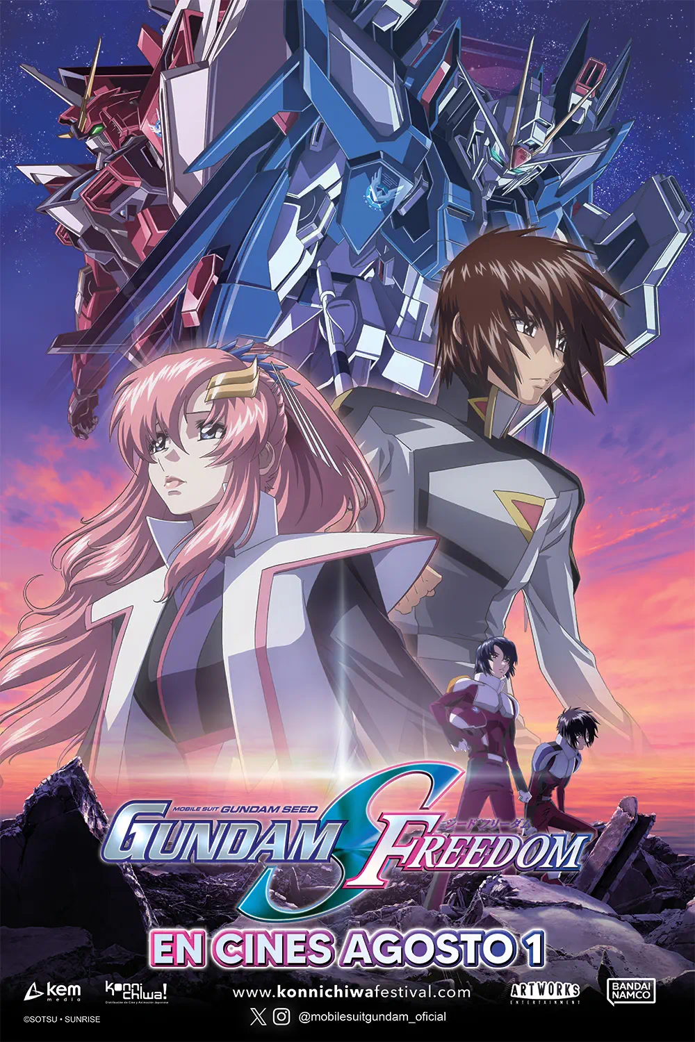 Gundam Seed Destiny Poster Mexico
