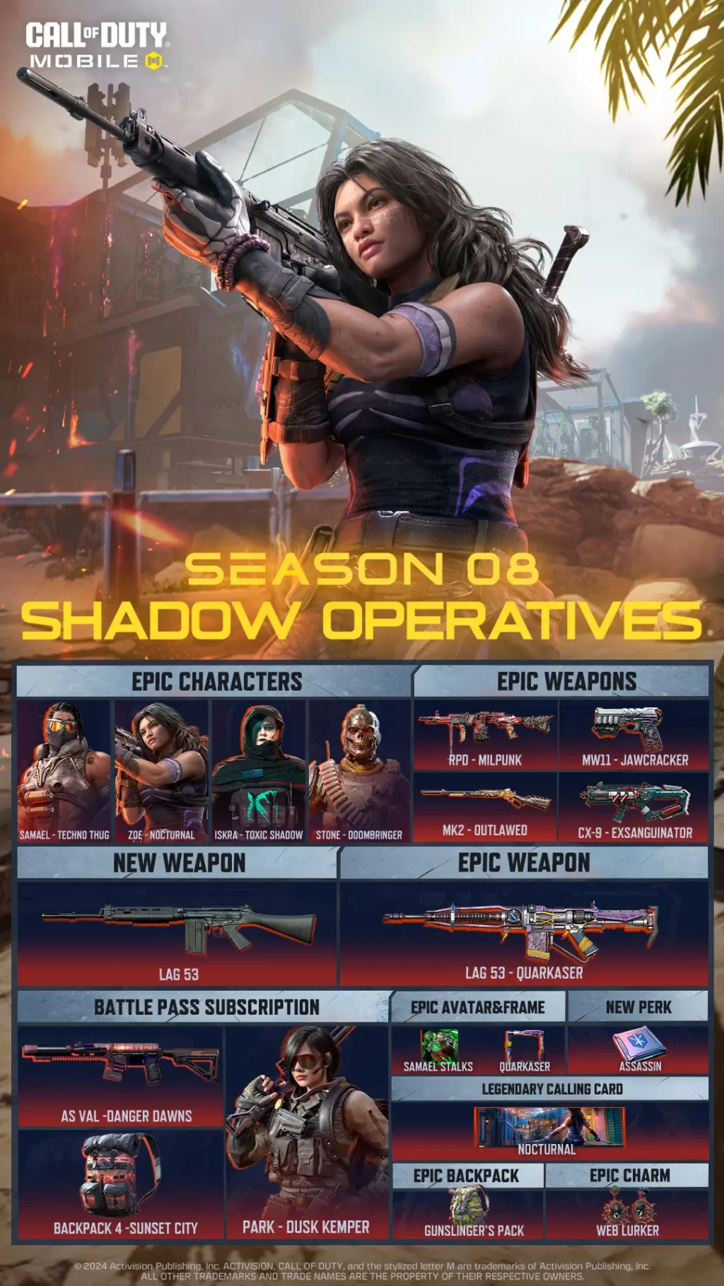 Call of Duty Mobile Season 8 Battle Pass