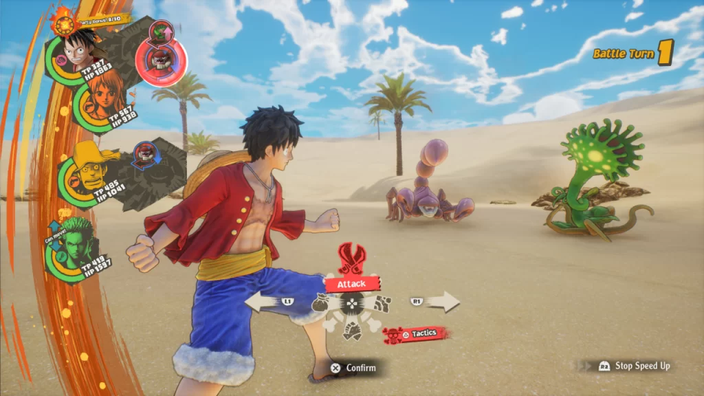 Gameplay One Piece Odyssey Gameplay