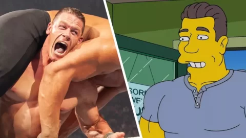 The Simpsons have John Cena helping in the great miracle of life