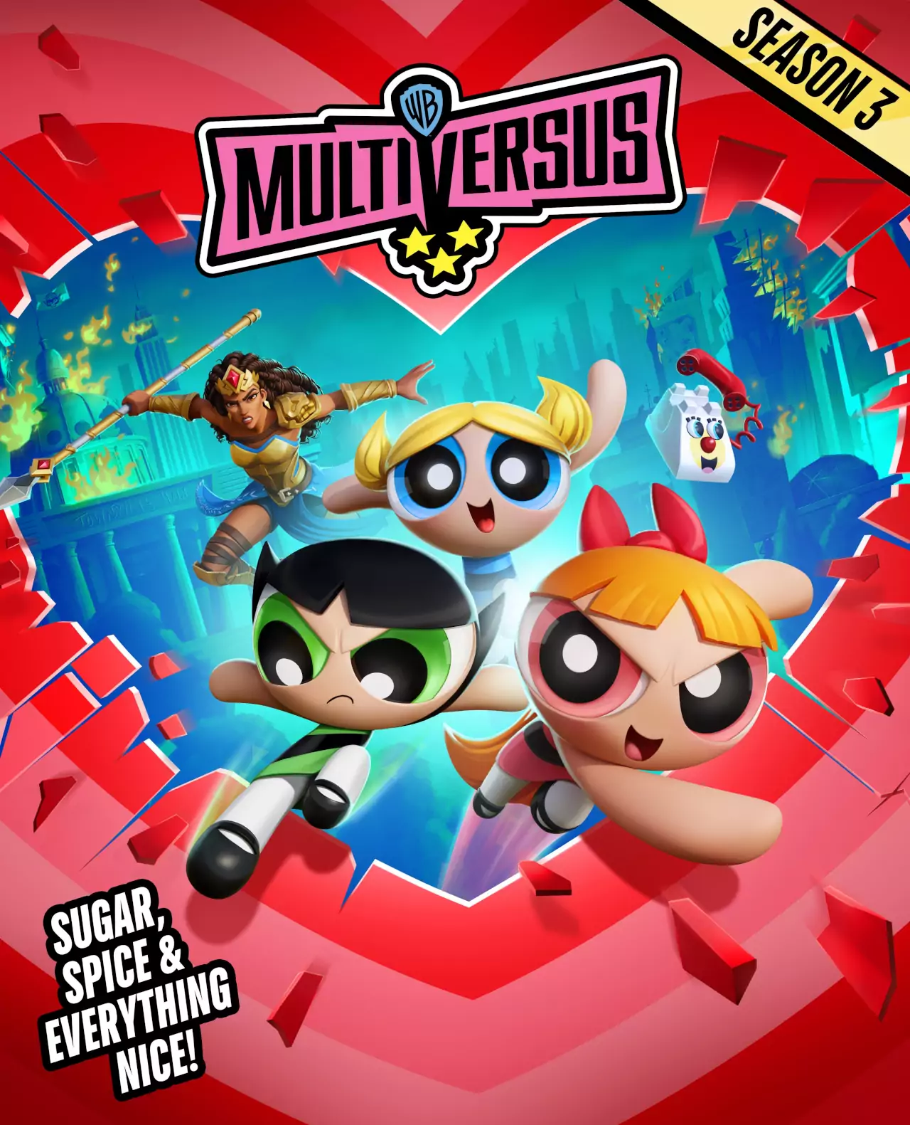 MultiVersus now gets interesting with the arrival of The Powerpuff Girls