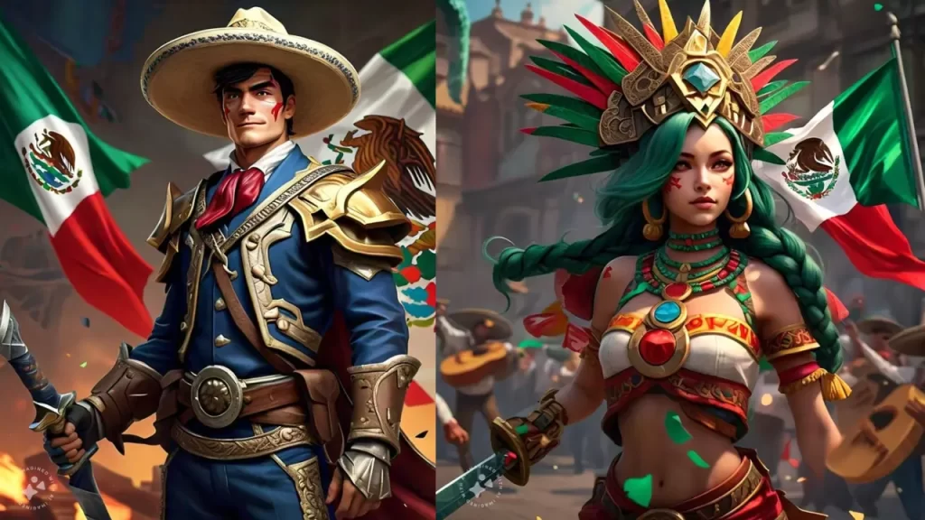 This is what League of Legends champions would look like on Mexican Independence Day, according to Meta IA