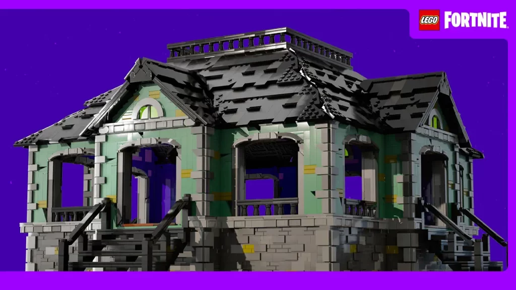 Scare House in LEGO Fortnite