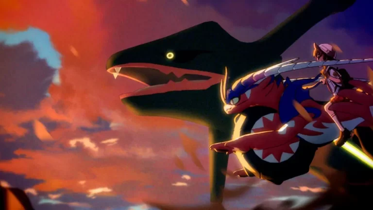 Pokémon Scarlet y Violet, teraincursion Shinny Rayquaza