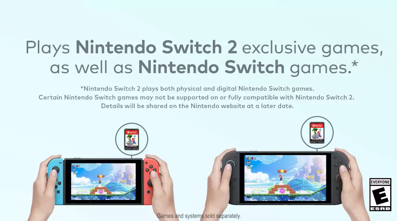 Nintendo Switch 2 es compatible con los juegos de Switch y Nintendo lo explica