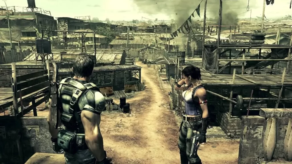 Fotograma Resident Evil juegos cooperativos