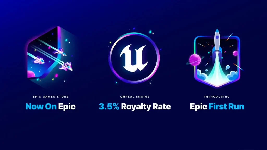 Epic Games Store split para desarrolladores
