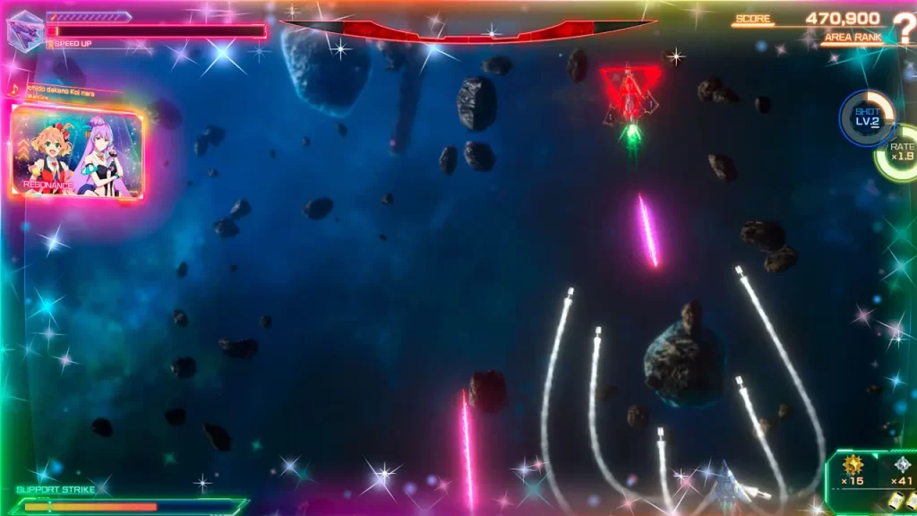 Macross -Shooting Insight- Misiles atacando