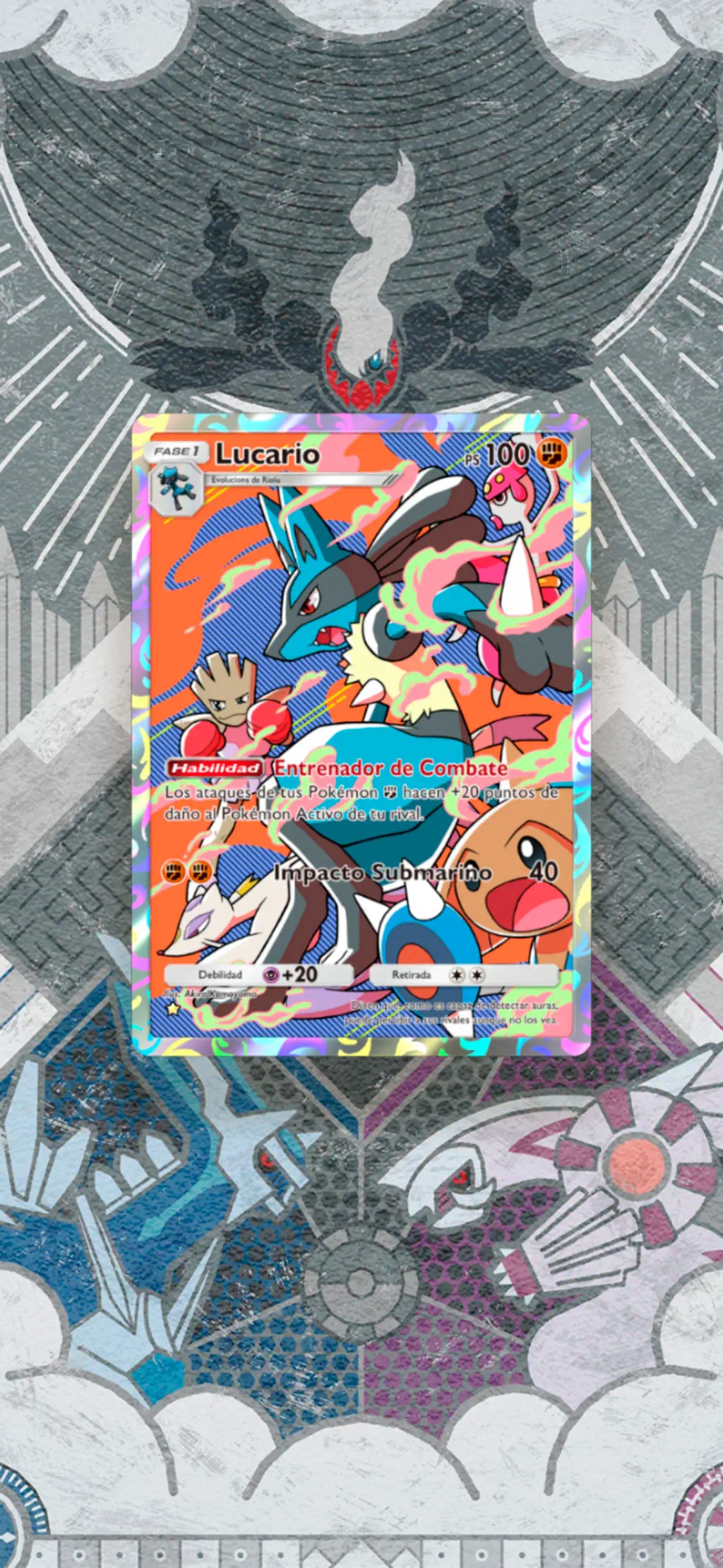 Carta de Lucario de Pokémon TCG Pocket