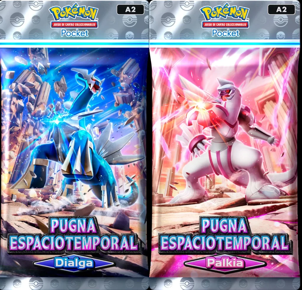 Sobre de Pokémon TCG Pocket Pugn EspacioTemporal