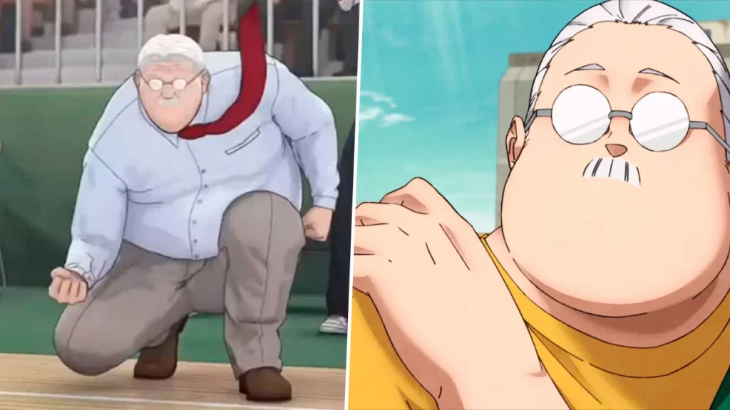 Profesor Anzai de Slam Dunk y Taro Sakamoto de Sakamoto Days