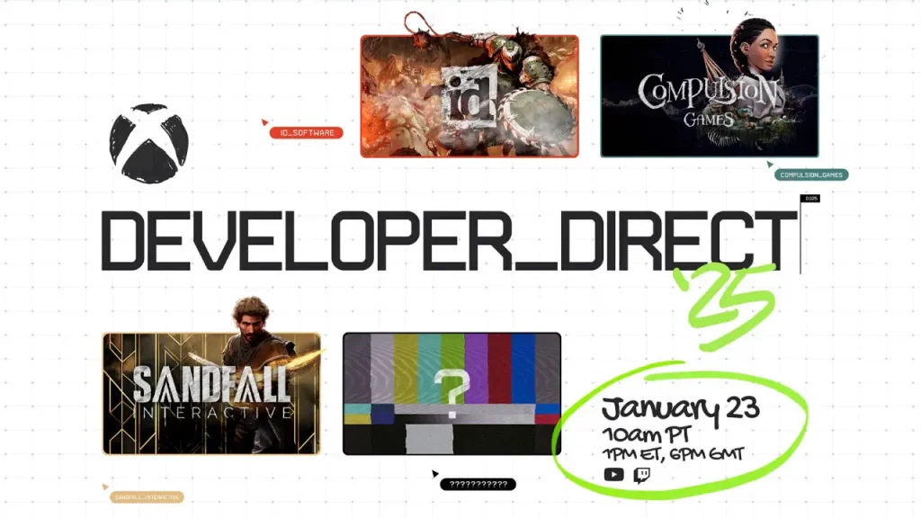 Xbox Developer Direct 2025 horarios
