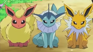 Los pokémon Flareon, Vaporeon, Jolteon y más tendrán sus propios peluches