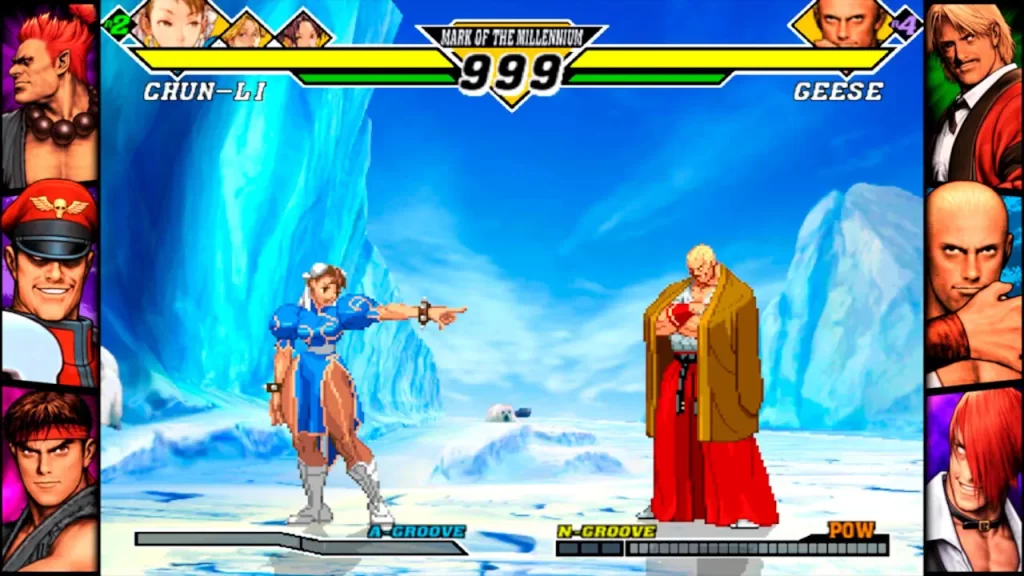 Capcom Fighting Collection 2 - Chun Li vs Geese