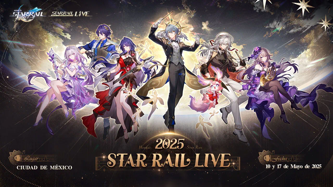 Hoyoverse se prepara para el Star Rail LIVE 2025 con evento en Brasil y México