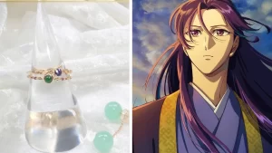 Los diarios de la boticaria lanza una colección de anillos inspirados en Jinshi y Maomao.