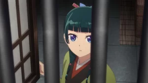 “Un fuerte” se titula el nuevo episodio de Los diarios de la boticaria que nos muestra a Maomao alejada de Shisui y tras las rejas.