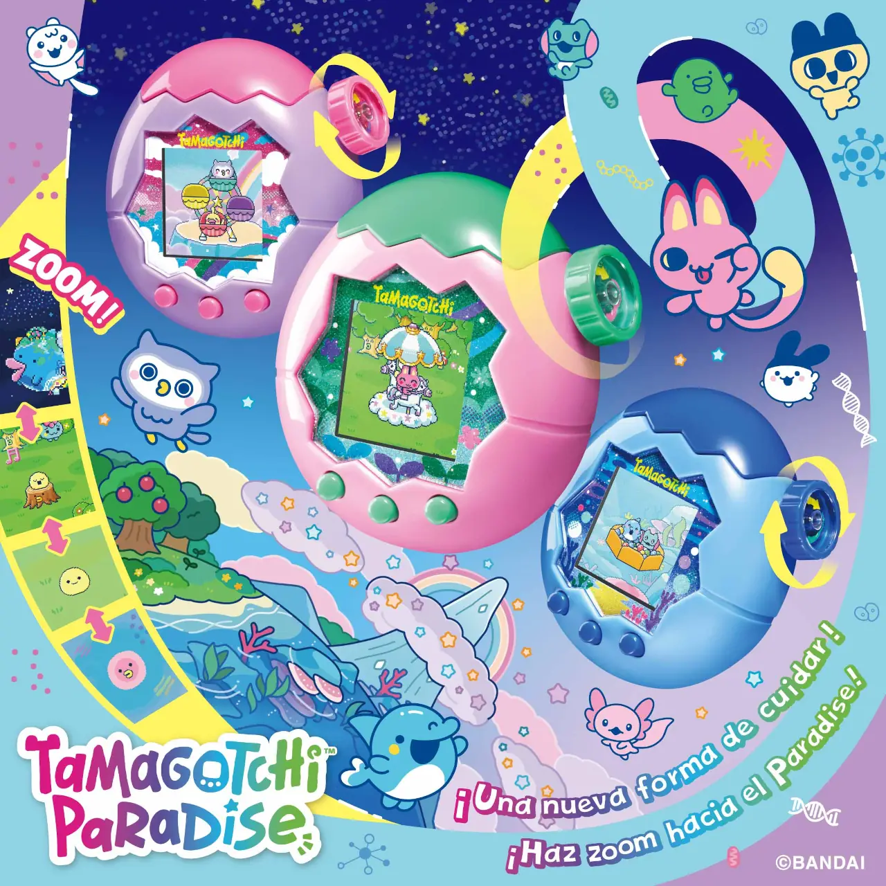 Tamagotchi Paradise confirma su llegada a México y esto es lo que debes saber