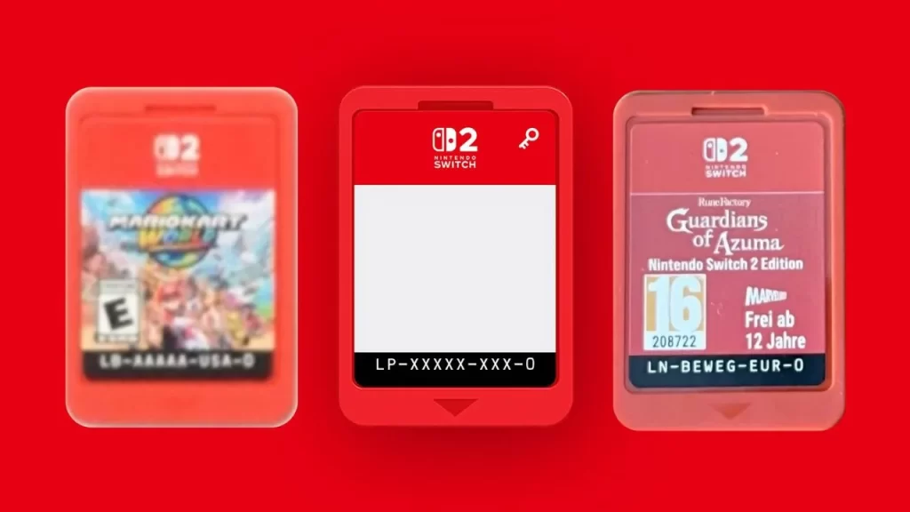 Nintendo Switch 2 usa game key cards