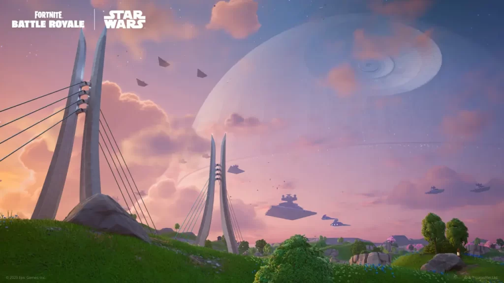 Fortnite x Star Wars estrella de la muerte