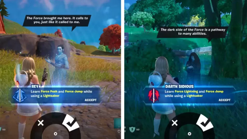 Cómo conseguir los sables de luz en Fortnite