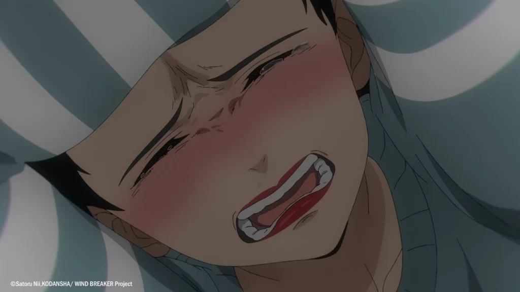 Más acerca de la imagen de Tsubaki, la líder del escuadrón Jikoku, en Wind Breaker