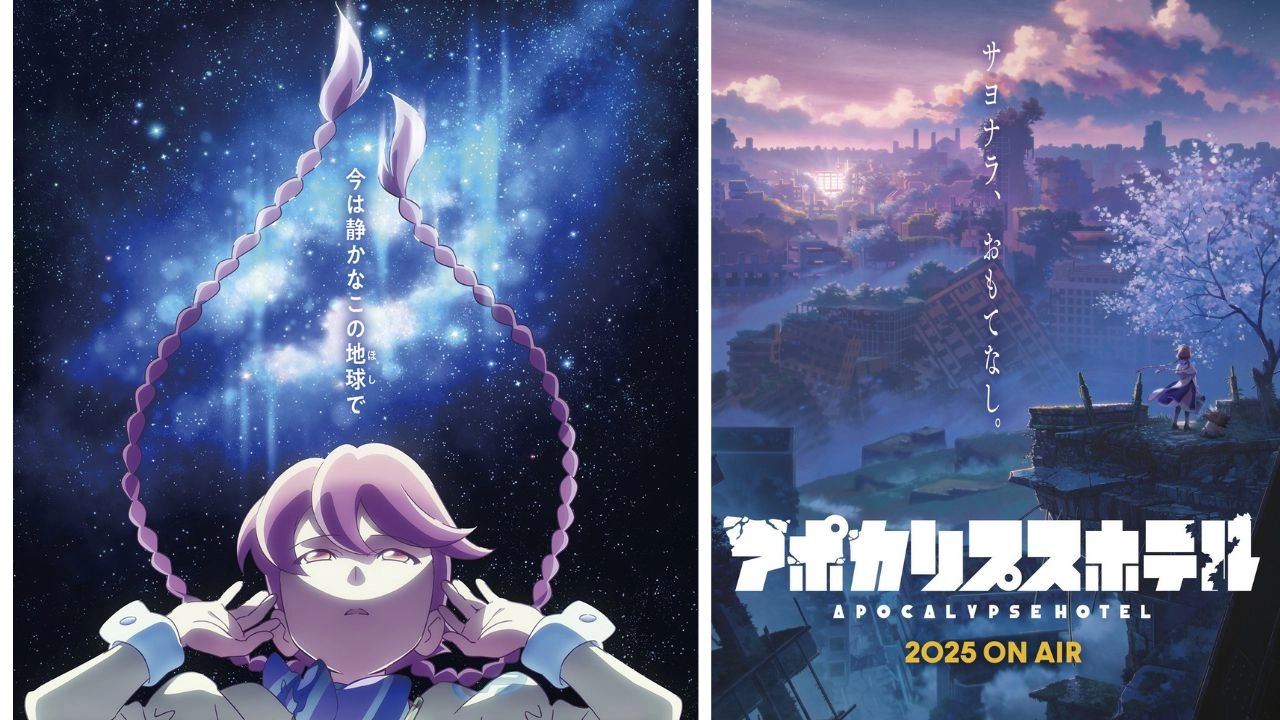 Apocalypse Hotel se emitió cada martes en la plataforma de Crunchyroll. Es un anime original de CybergamesPictures.