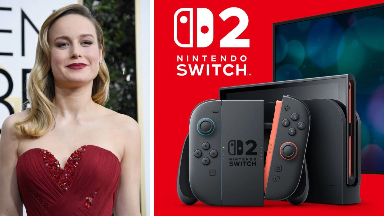 Brie Larson hace unboxing del Nintendo Switch 2 y sorprende al mundo.