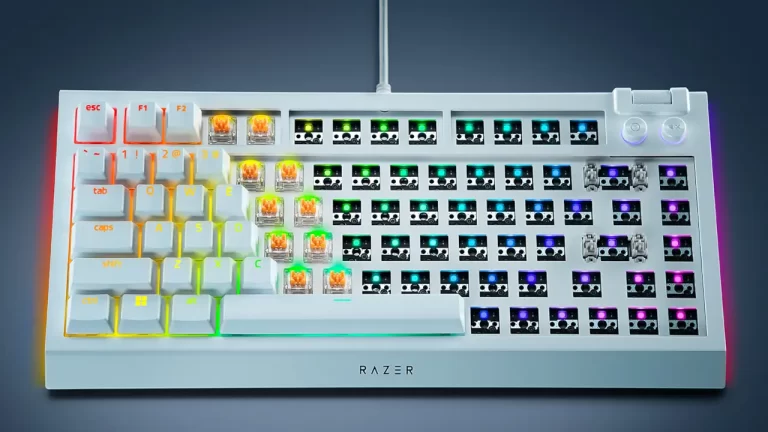 Blackwidow V4 75% de Razer será personalizable tecla por tecla