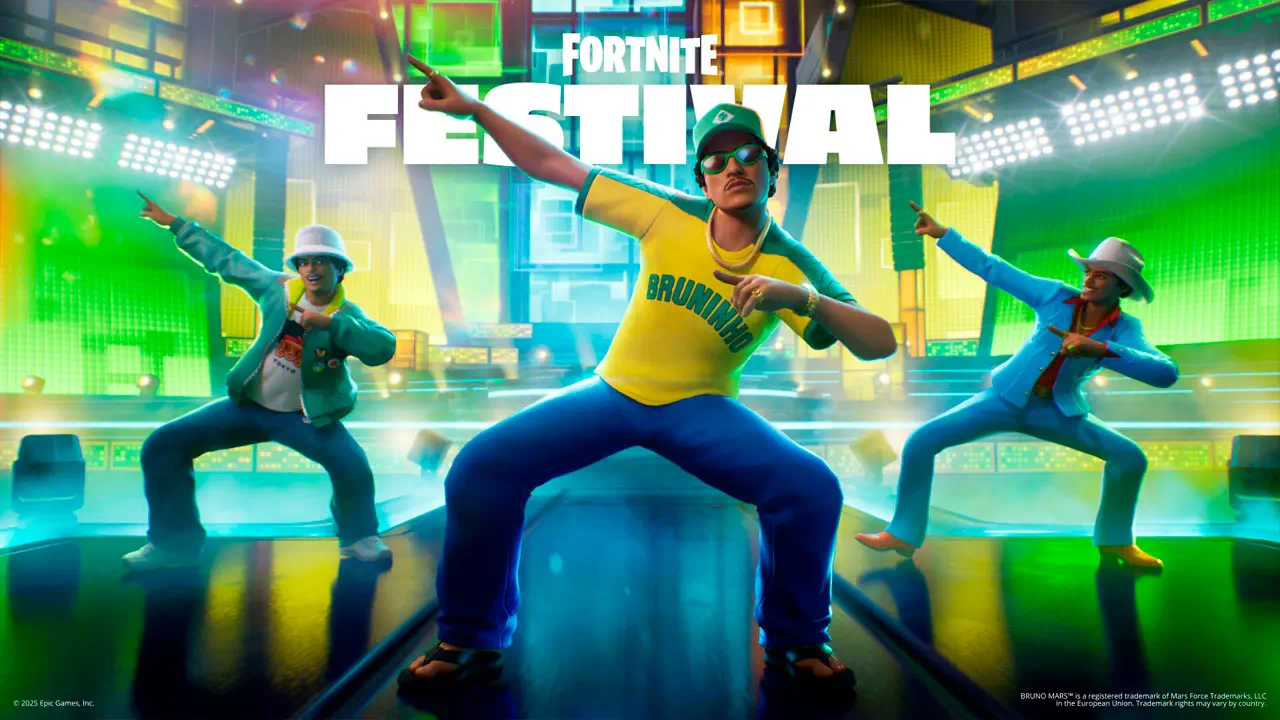 Bruno Mars llega a Fortnite Festival con un nuevo show lleno de ritmo, estilo y sorpresas